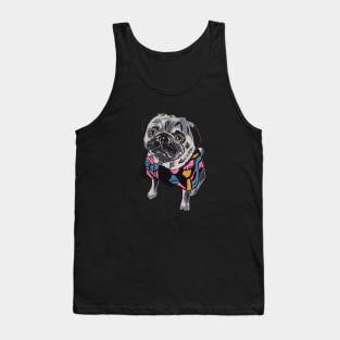 Funny Pug Dog Tank Top